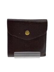 画像：2つ折り財布/レザー/BRW/メンズ