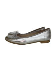 画像：フラットパンプス/24.5cm/SLV