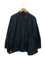 画像：フレッシュサービス/長袖シャツ/FREE/コットン/ブラック/無地/FSW-20-SH-01