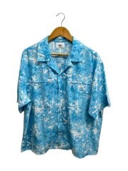 画像：カンファーウッド/半袖シャツ/M/ポリエステル/ブルー/総柄