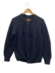 画像：カーディガン(厚手)/2/ウール/BLK/無地/BN-18FM-045