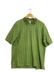 画像：ポロシャツ/XL/コットン/GRN/総柄//