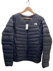 画像：THUNDER ROUNDNECK JACKET_サンダーラウンドネックジャケット/XL/ナイロン/BLK