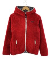 画像：フリースジャケット/1/ポリエステル/RED/無地/0543515