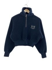 画像：フリースジャケット/FREE/ポリエステル/NVY/無地/010GAL90-5560