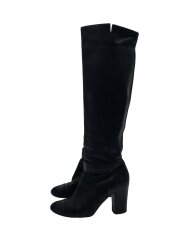 画像：ロングブーツ/39/BLK/レザー