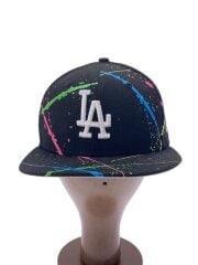 画像：キャップ/7 1/8/コットン/BLK/総柄/メンズ