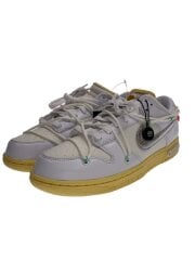 画像：×OFF-WHITE/1 OF 50 LOT1/DUNK LOW_ダンク ロー/27.5cm/WHT/レザー//