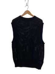 画像：ニット・セーター(薄手)/1/コットン/BLK/wn22-12ss130-kw