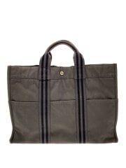 画像：トートバッグ/キャンバス/GRY/無地