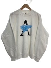 画像：スウェット/XL/コットン/WHT/80s/MILTON GLASER/アートプリント