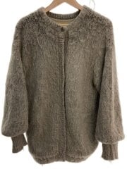 画像：カーディガン(厚手)/FREE/ナイロン/BRW/01220131030/2WAY MOHAIR SHAGGY