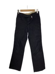 画像：ストレートパンツ/38/コットン/BLK/フランス製