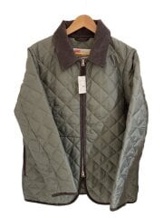 画像：キルティングジャケット/38/ポリエステル/KHK/無地