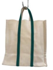 画像：タグ付き/スナップボタン/トートバッグ/コットン/CRM