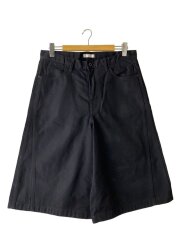 画像：ショートパンツ/4/コットン/BLK/無地//