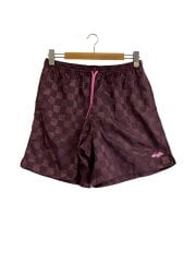 画像：checker short/ショートパンツ/M/ナイロン/BRD/チェック//