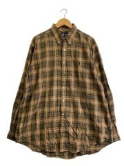 画像：長袖シャツ/XL/コットン/マルチカラー/チェック//