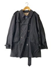 画像：トレンチコート/L/コットン/BLK/BBN33-130-08//
