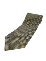 画像：ネクタイ/シルク/YLW/総柄/メンズ