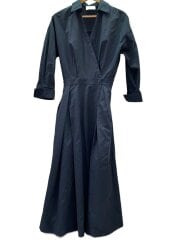 画像：コート/36/コットン/NVY/無地/B1034AFA045