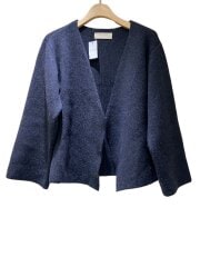 画像：WOOL FORM/カーディガン(厚手)/--/ウール/GRY/無地/24-080-922-8280-4-0