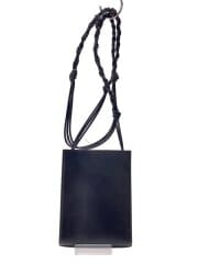 画像：ショルダーバッグ/レザー/BLK/無地