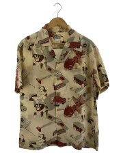 画像：アロハシャツ/L/シルク