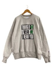 画像：スウェット/L/コットン/GRY/S149/REVERSE WEAVE/BarbaraKruger//