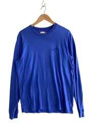 画像：長袖Tシャツ/M/コットン/BLU/ARQR-Z-2024060001//