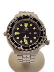 画像：Tauchmeister/自動巻腕時計/アナログ/ステンレス/BLK/SLV/SS/T0046