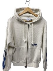 画像：SCUFFERS/ジップパーカー/XS/コットン/CRM/無地