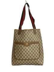 画像：トートバッグ/PVC/BEG/総柄