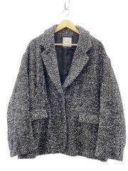 画像：ジャケット/1/ウール/BLK/17101-0012/広瀬すずコラボ