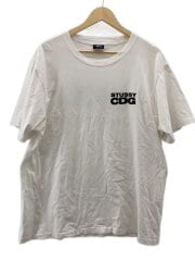 画像：Tシャツ/L/コットン/WHT