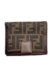 画像：2つ折り財布/キャンバス/レディース