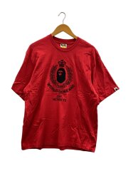 画像：Tシャツ/M/コットン/RED/001TEK801339M//