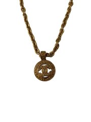 画像：old/04A/メッキ剥がれ・黒ずみ有/ネックレス/メッキ/GLD/トップ有/レディース