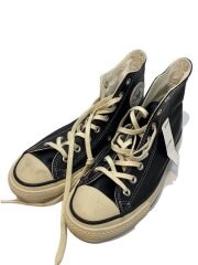 画像：ハイカットスニーカー/UK7.5/BLK/レザー/4KHR