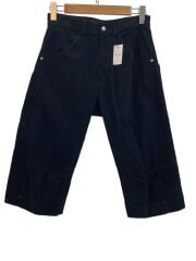 画像：ショートパンツ/44/コーデュロイ/ブラック/25SS