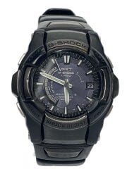 画像：ソーラー腕時計・G-SHOCK/アナログ/ラバー/BLK/BLK