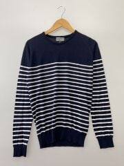 画像：REGATTA STRIPED PULLOVER CN LS/クルーネックニット/セーター/S/NVY/ボーダー//