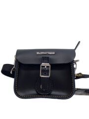 画像：5インチ/サッチェルバッグ/ショルダーバッグ/レザー/BLK