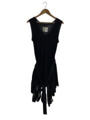 画像：ノースリーブワンピース/1/ウール/BLK/08-00851