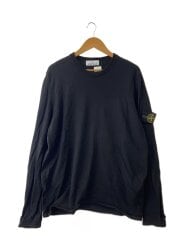 画像：LIGHT RAW HAND ORGANIC COTTON - CREW NECK/XL/コットン/BLK