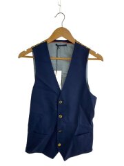画像：ベスト/44/レーヨン/NVY/879U22