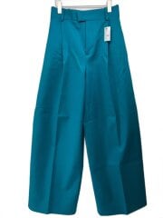 画像：SALON 01 ワイドパンツ/ボトム/44/コットン/BLU/662378 V0BS0