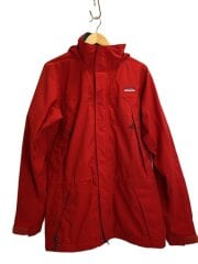 画像：ジャケット/S/ポリエステル/RED/無地