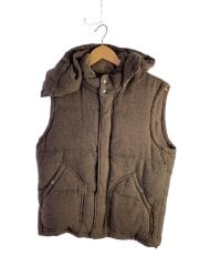 画像：ダウンベスト/L/アクリル/BRW/無地/222040056-1071