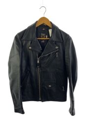 画像：ダブルライダースジャケット/34/羊革/BLK/7525